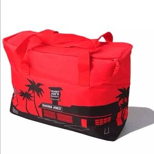 Red Trader Joe’s Full size insulated Tote Bag